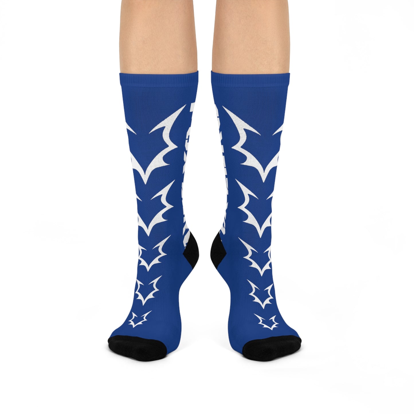 Fox Zero Blue Cushioned Crew Socks