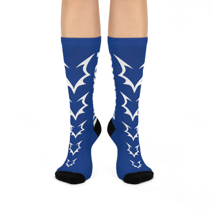 Fox Zero Blue Cushioned Crew Socks