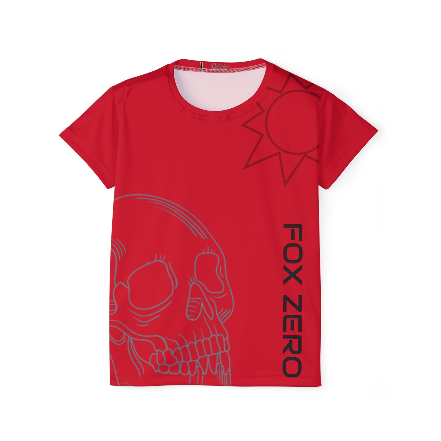 Fox Zero Women's Skull Tee RED